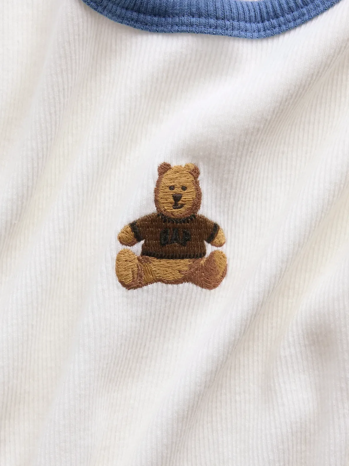 Kids Embroidered Rib T-Shirt