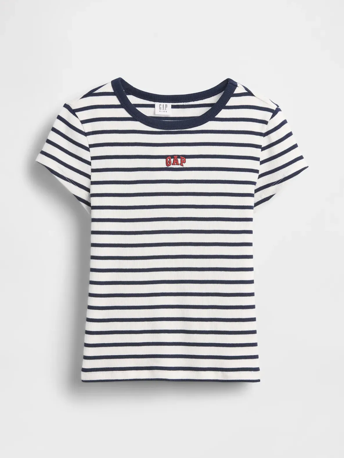 Kids Embroidered Rib T-Shirt