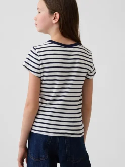 Kids Embroidered Rib T-Shirt