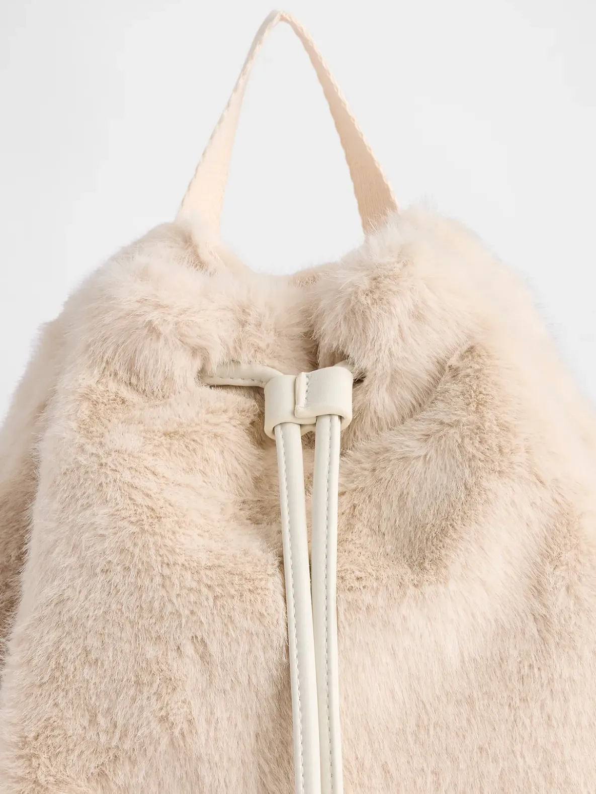 Kids Faux Fur Backpack