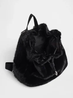 Kids Faux Fur Backpack