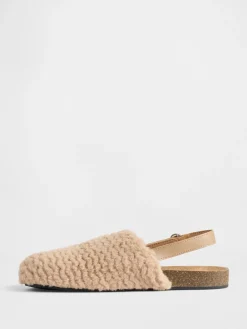Kids Faux Fur Clogs