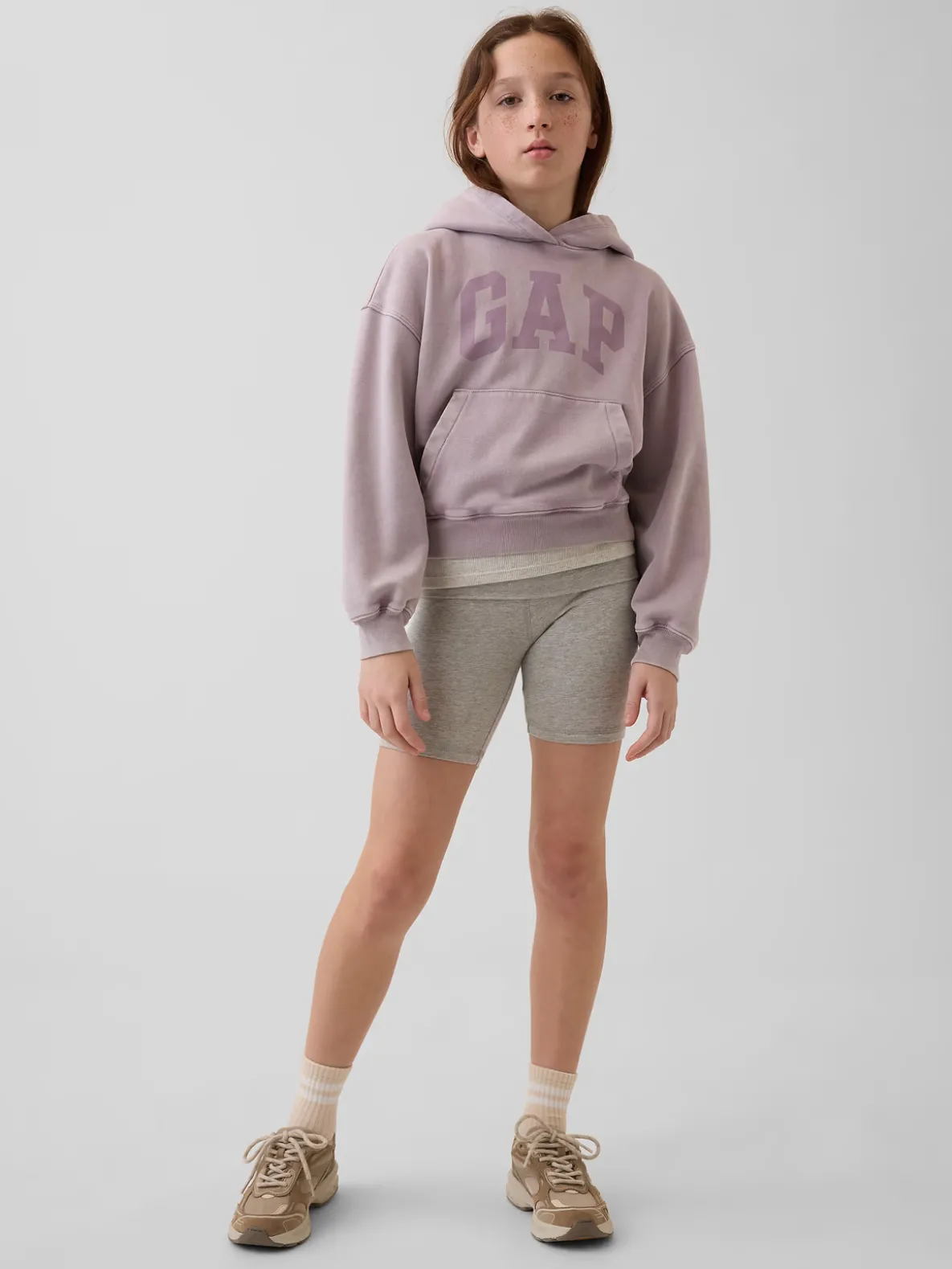 Kids Foldover Bike Shorts