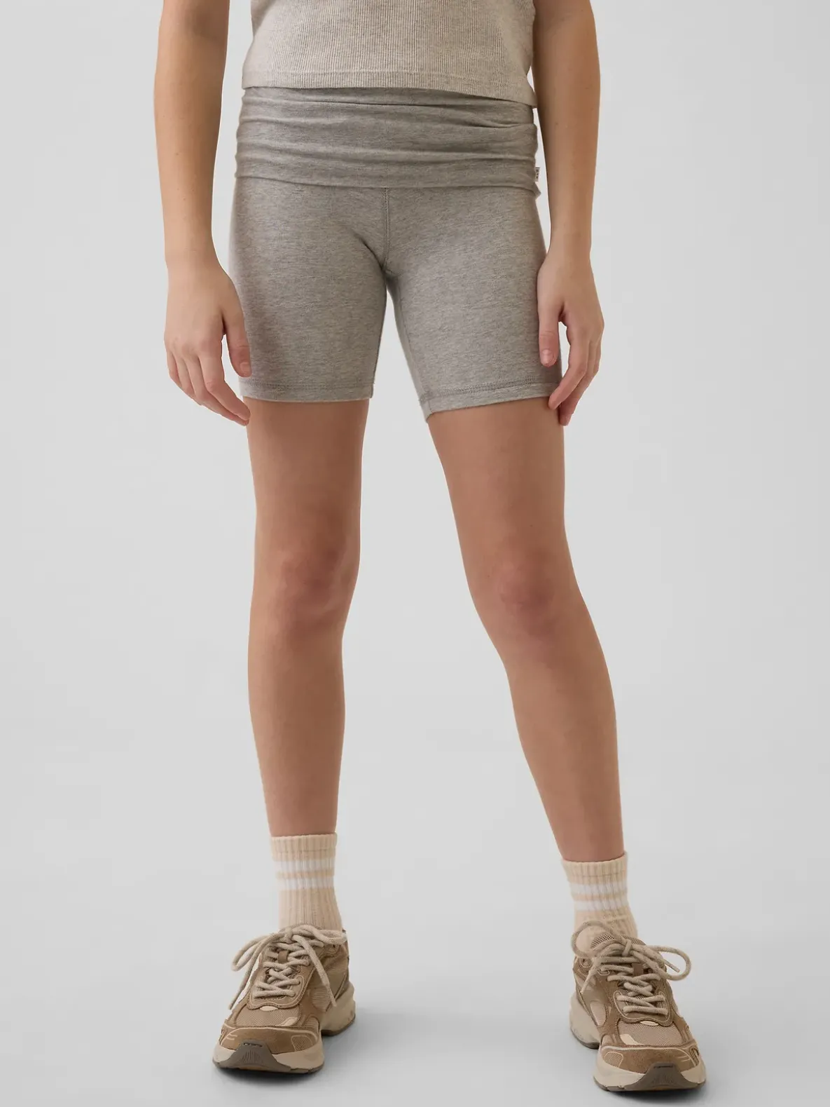 Kids Foldover Bike Shorts