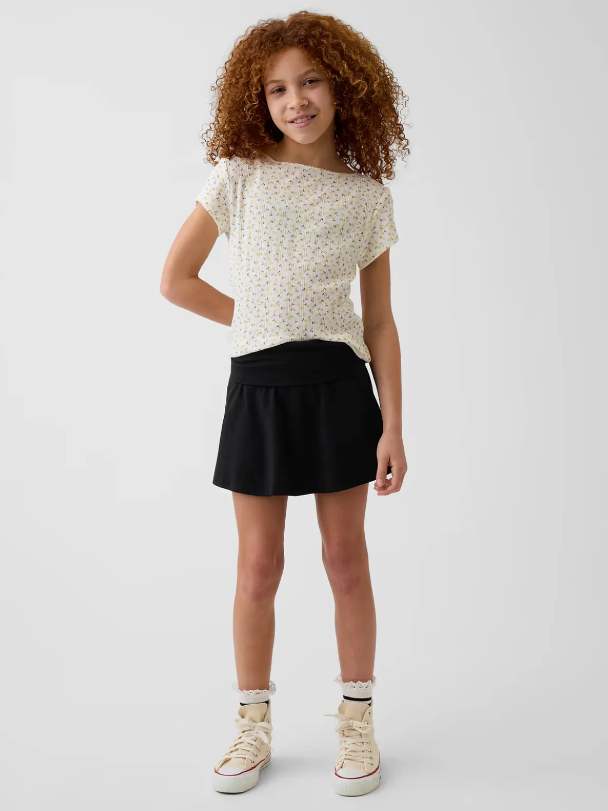 Kids Foldover Skort