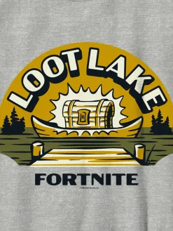 Kids Fortnite Loot Lake Graphic T-Shirt