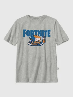 Kids Fortnite Pancakes Graphic T-Shirt