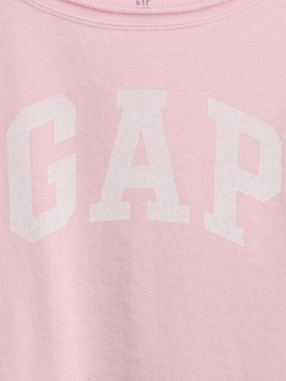 Kids French Terry Wide-Neck Logo Sweatshirt