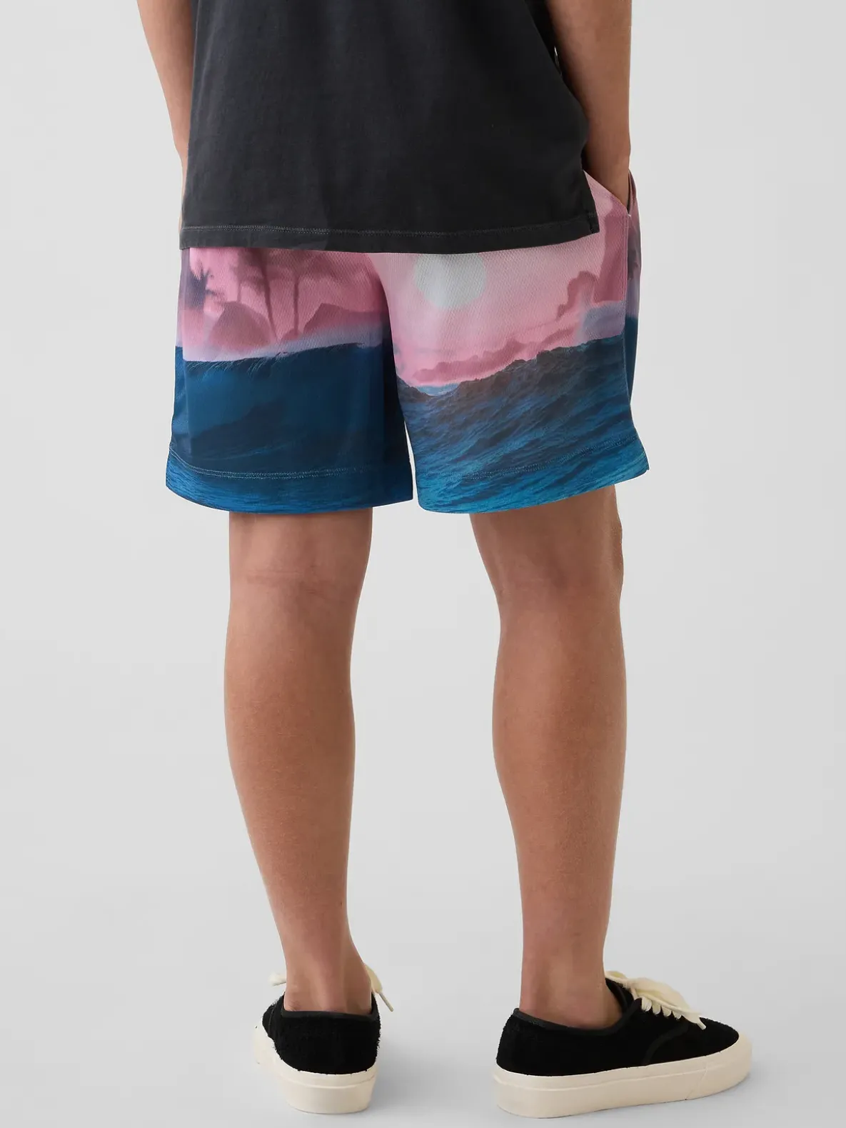 Kids GapFit 6" Recycled Mesh Easy Shorts