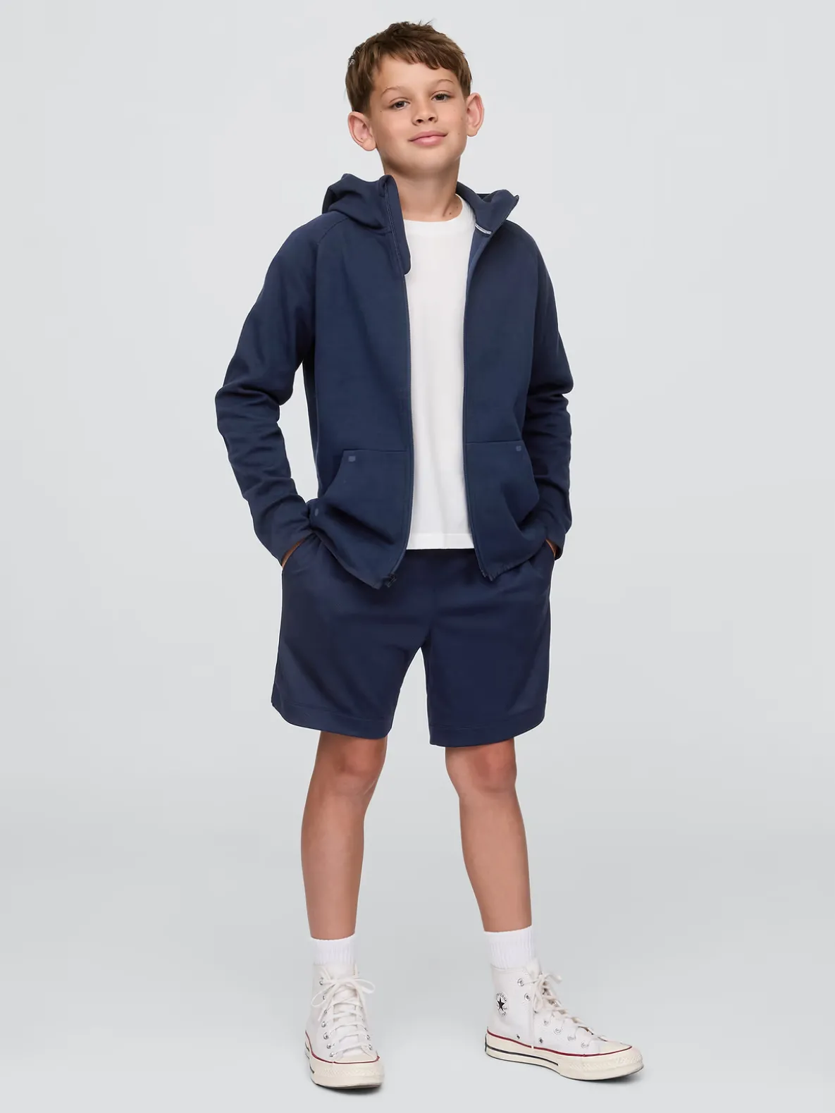 Kids GapFit 6" Recycled Mesh Easy Shorts