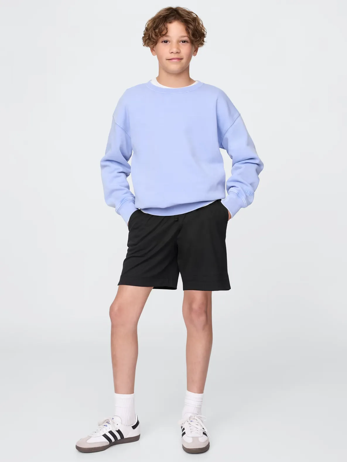 Kids GapFit 6" Recycled Mesh Easy Shorts