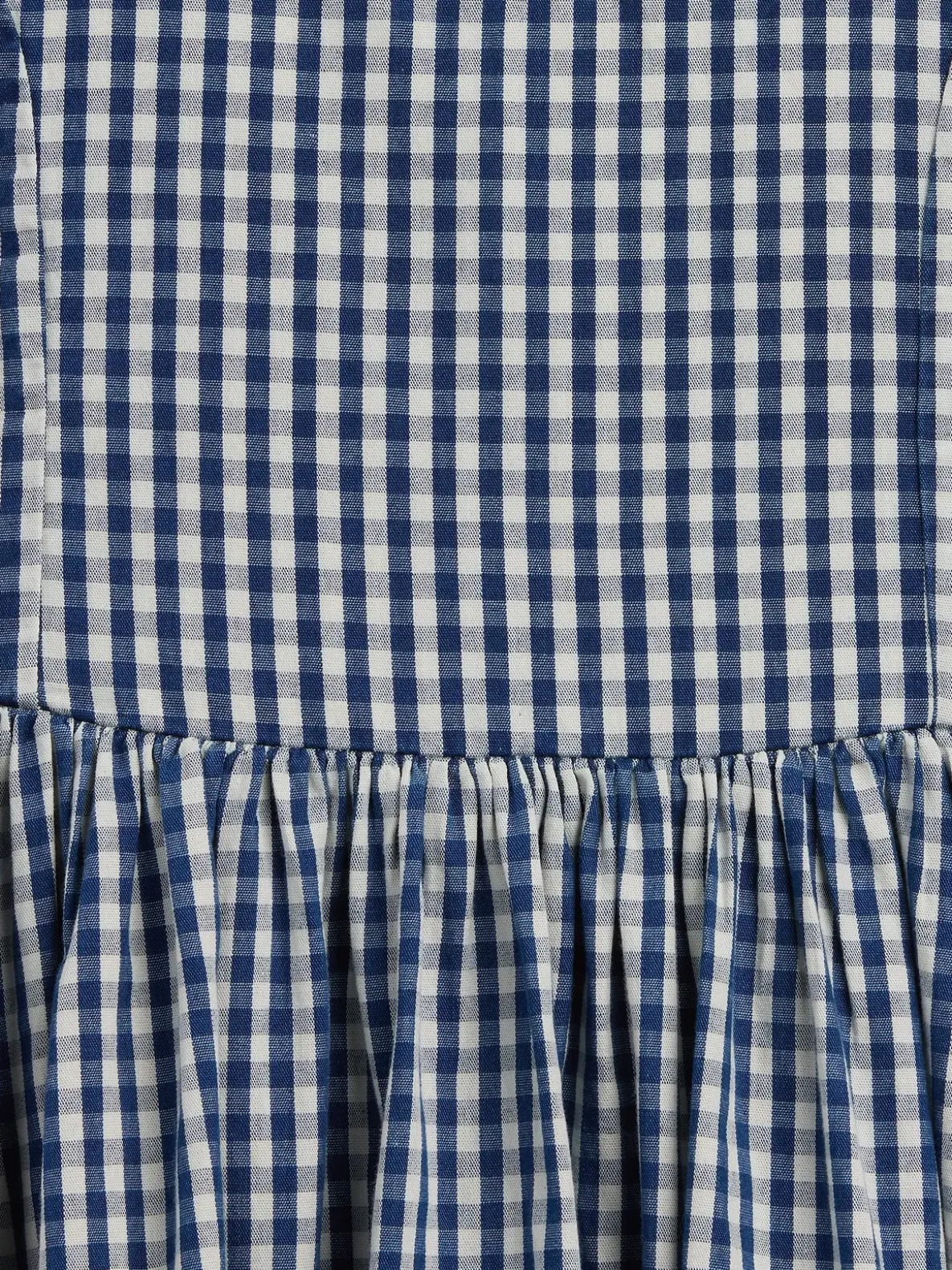 Kids Gingham Denim Dress