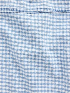 Kids Gingham Denim Shell Tank Top