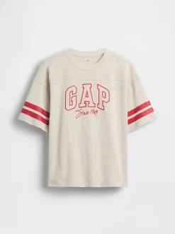 Kids Heavyweight Oversized Logo Seam T-Shirt