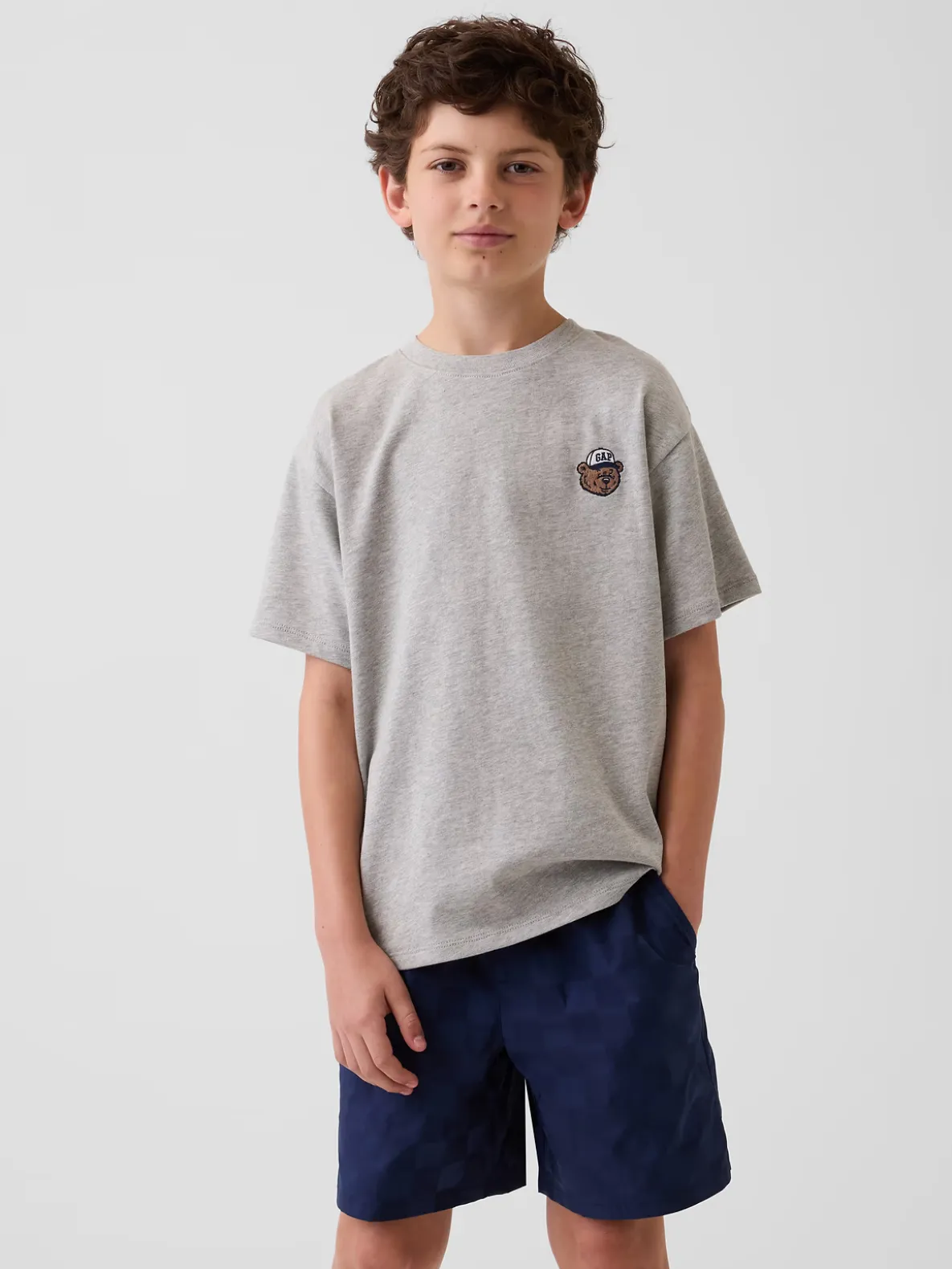 Kids Heavyweight Relaxed Gap Logo T-Shirt