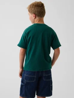 Kids Heavyweight Relaxed Gap Logo T-Shirt