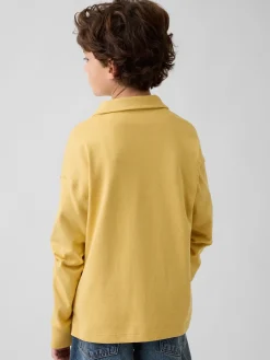 Kids Heavyweight Relaxed Polo Shirt