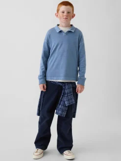 Kids Heavyweight Relaxed Polo Shirt