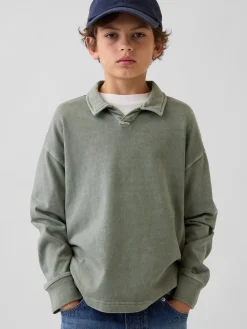 Kids Heavyweight Relaxed Polo Shirt