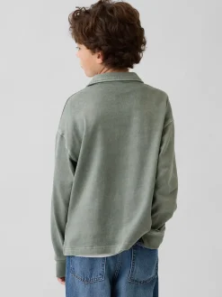Kids Heavyweight Relaxed Polo Shirt