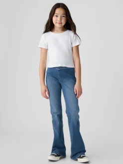 Kids High Rise Crossover Flare Jeans