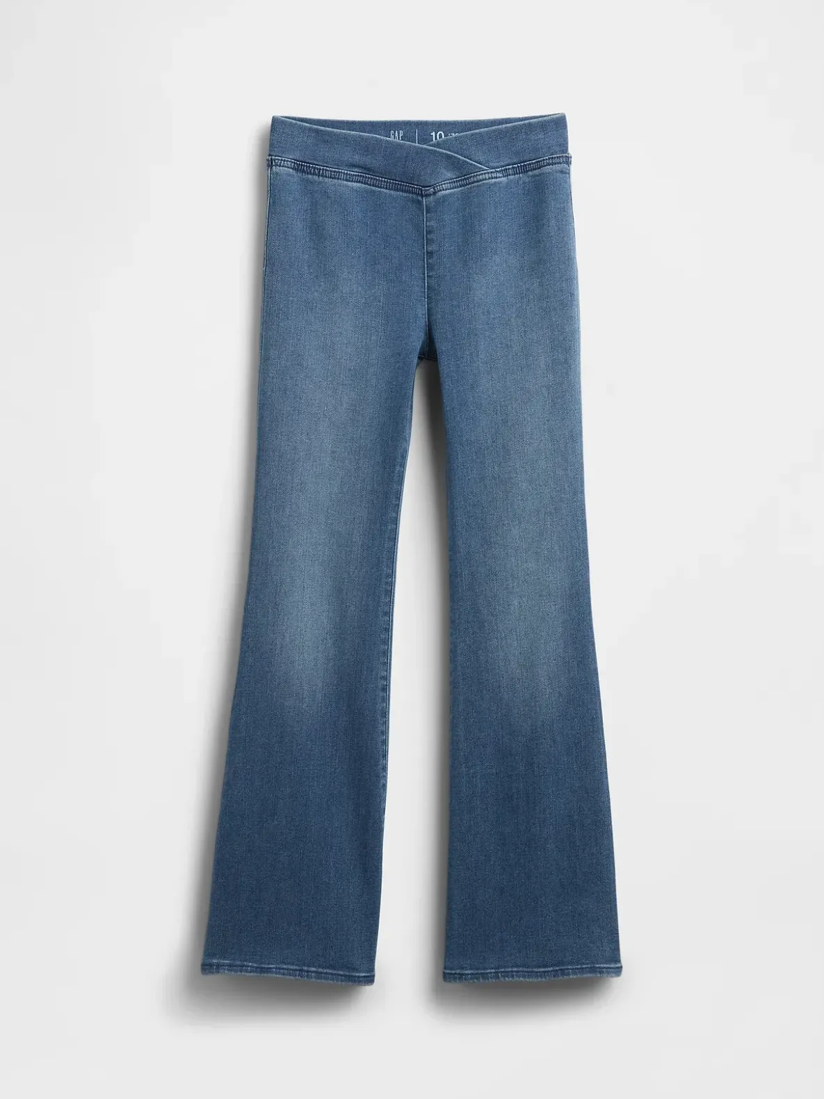 Kids High Rise Crossover Flare Jeans