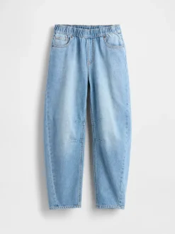 Kids High Rise Easy Barrel Jeans