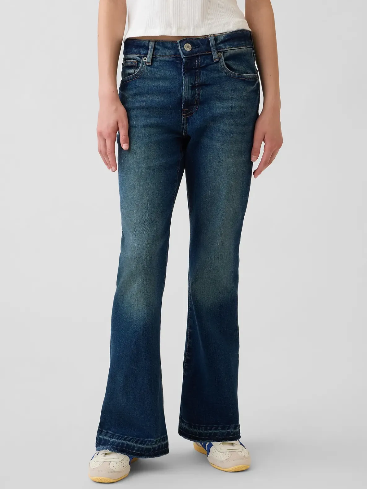 Kids High Rise '70s Flare Jeans