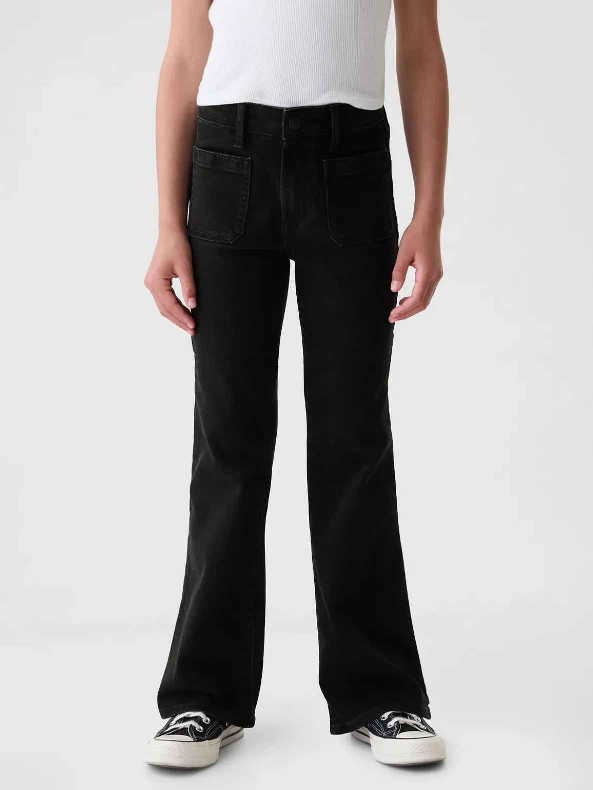 Kids High Rise '70s Flare Jeans
