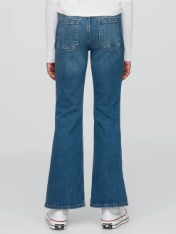 Kids High Rise '70s Flare Jeans
