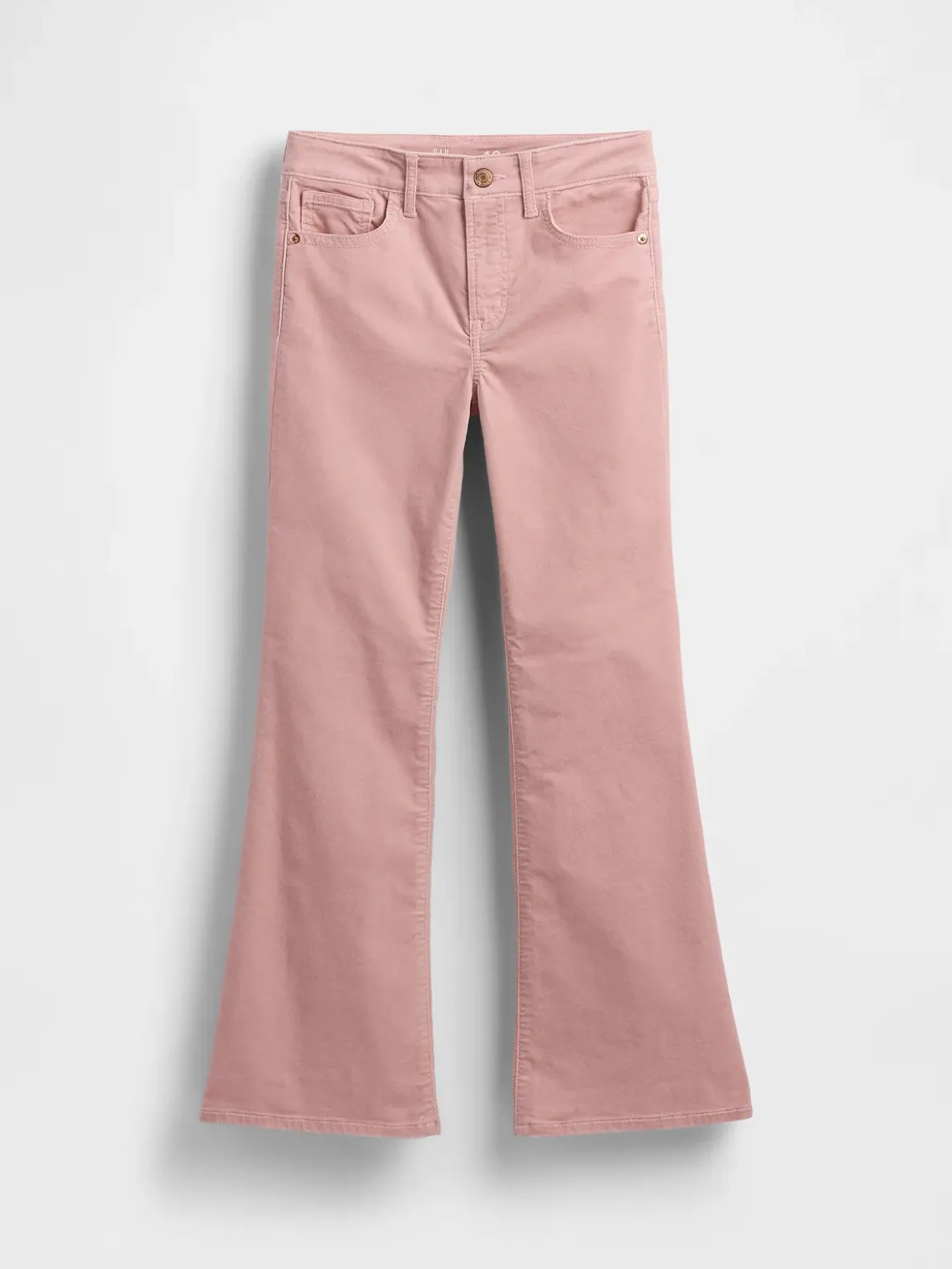 Kids High Rise Velvet '70s Flare Pants