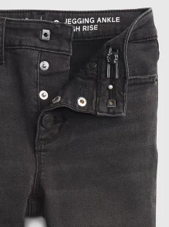 Kids High-Rise Distressed Ankle Jeggings