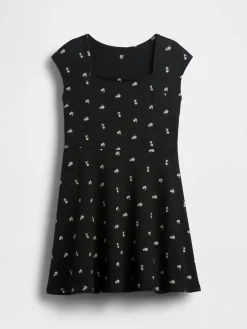 Kids Jersey Square-Neck Dress