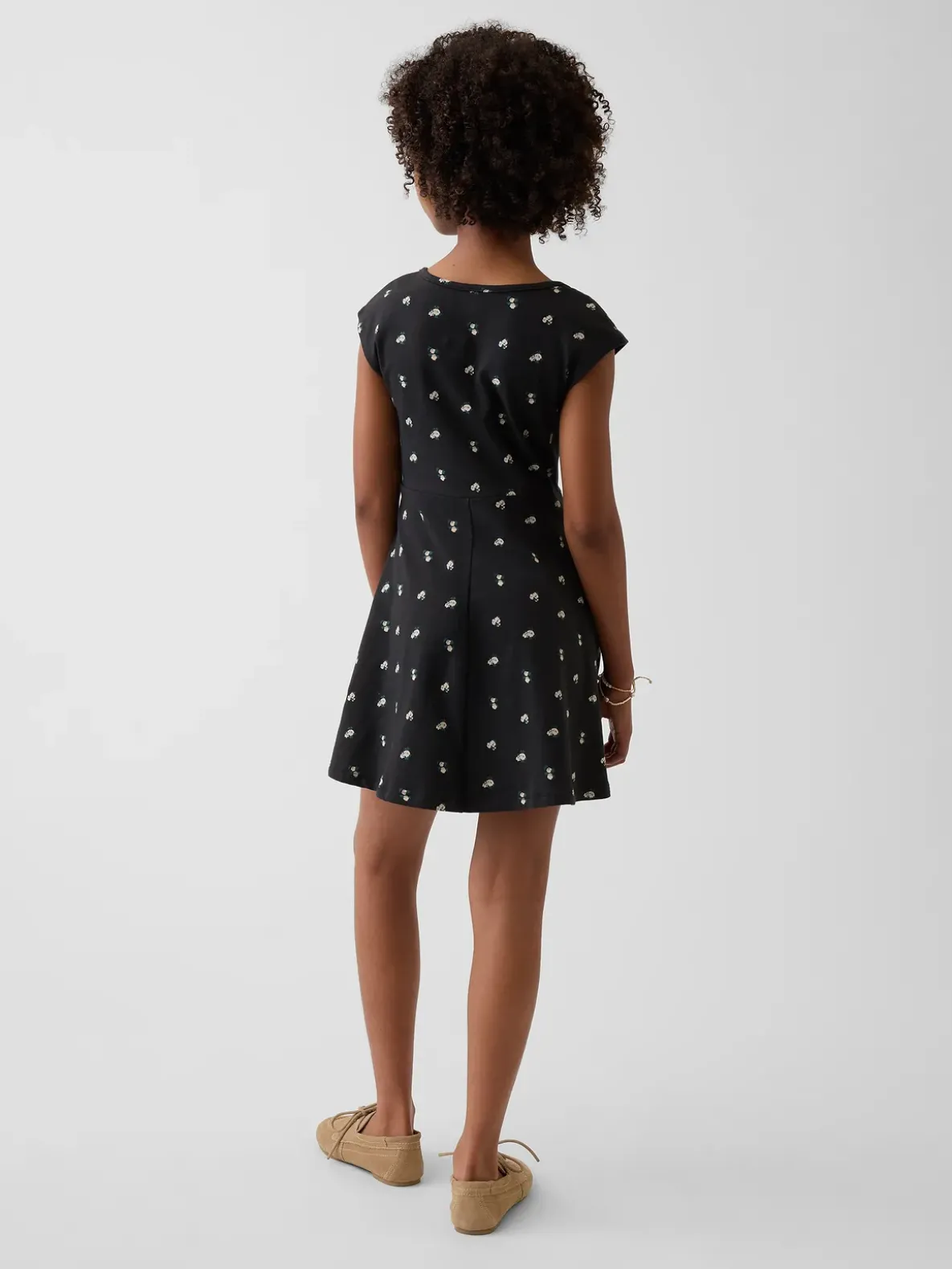 Kids Jersey Square-Neck Dress