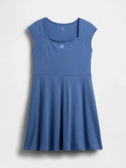 Kids Jersey Square-Neck Dress