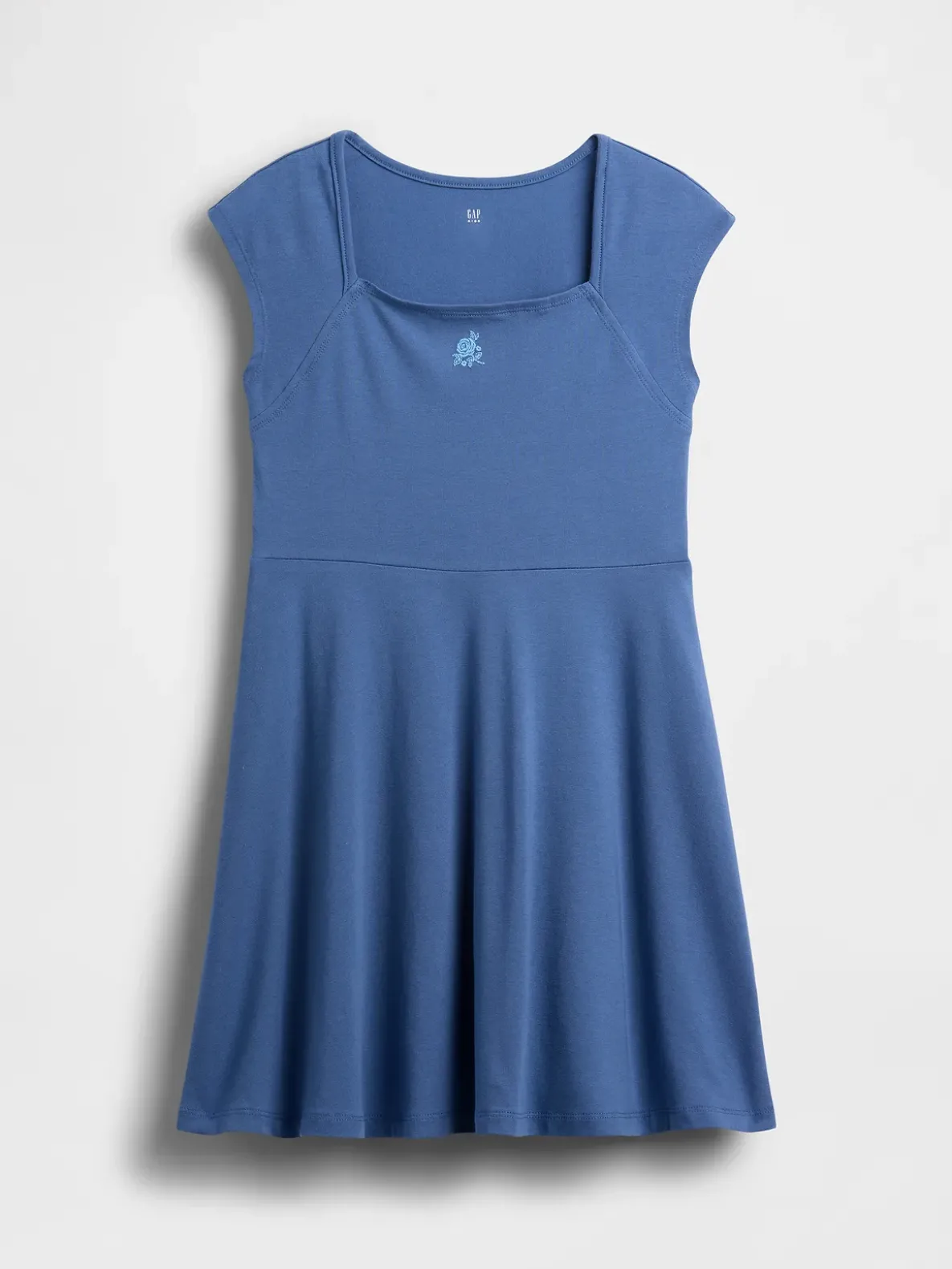 Kids Jersey Square-Neck Dress
