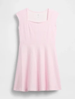 Kids Jersey Square-Neck Dress