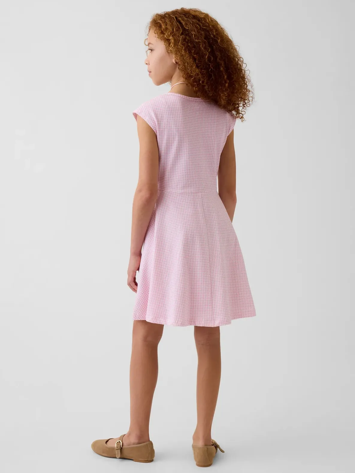 Kids Jersey Square-Neck Dress
