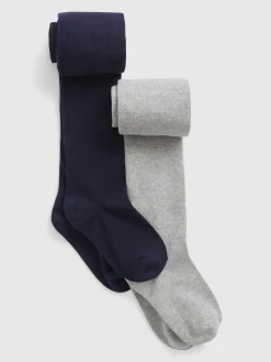 Kids Knit Basic Tights (2-Pack)