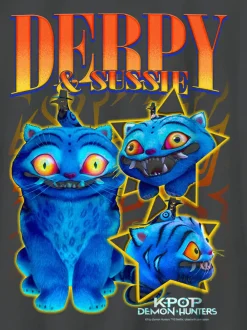 Kids K-Pop Demon Hunters Derpy y2k Graphic T-Shirt