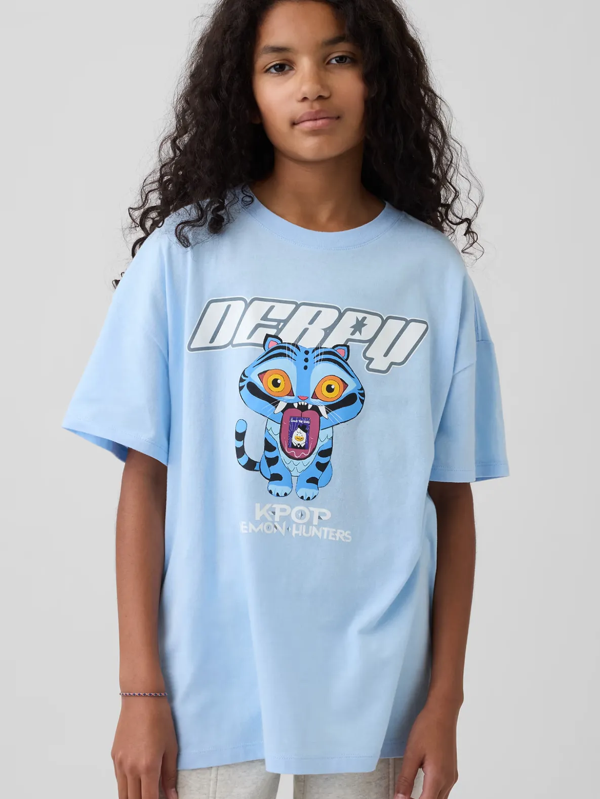 Kids KPop Demon Hunters Graphic Tunic T-Shirt