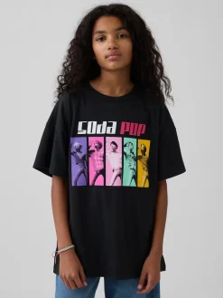 Kids KPop Demon Hunters Graphic Tunic T-Shirt