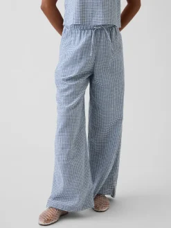 Kids Linen-Cotton Easy Wide-Leg Pants