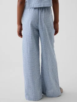 Kids Linen-Cotton Easy Wide-Leg Pants