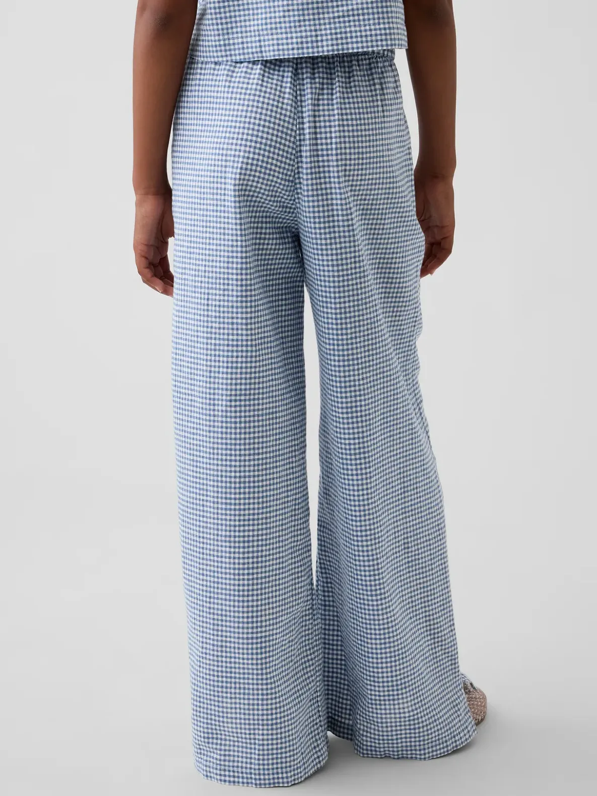 Kids Linen-Cotton Easy Wide-Leg Pants
