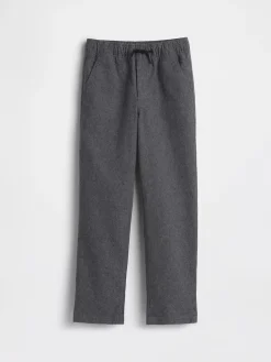 Kids Linen-Cotton Relaxed Easy Pants