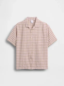 Kids Linen-Cotton Relaxed Vacay Shirt
