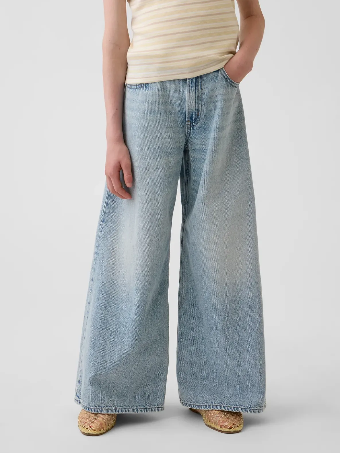 Kids Low Rise Baggy Jeans