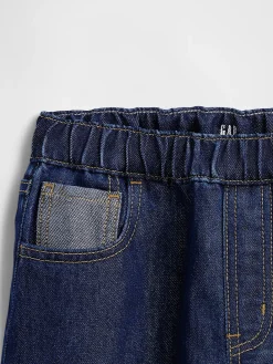 Kids Low Rise Easy Metallic Baggy Jeans