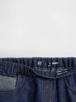 Kids Low Rise Easy Metallic Baggy Jeans